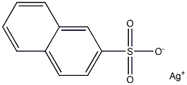Naphthalene-2-sulfonic acid silver(I) salt 结构式