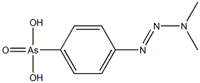 4-(Dimethylaminoazo)phenylarsonic acid Structure