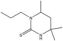 3,4,5,6-Tetrahydro-3-propyl-4,6,6-trimethyl-2(1H)-pyrimidinethione|