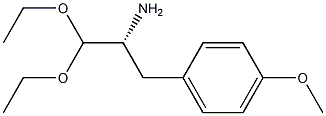 [R,(+)]-1,1-Diethoxy-3-(p-methoxyphenyl)-2-propanamine,,结构式