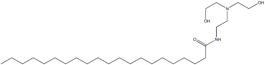 N-[2-[ビス(2-ヒドロキシエチル)アミノ]エチル]ヘニコサンアミド 化学構造式