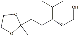 [S,(-)]-3-Isopropyl-5-(2-methyl-1,3-dioxolane-2-yl)-1-pentanol