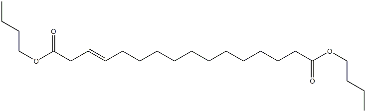 3-Hexadecenedioic acid dibutyl ester,,结构式