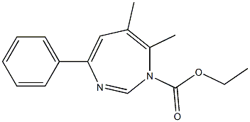 6,7-Dimethyl-4-phenyl-1H-1,3-diazepine-1-carboxylic acid ethyl ester|