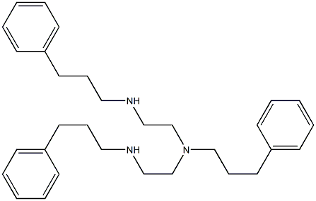 N,N'-Bis(3-phenylpropyl)-N-[2-[(3-phenylpropyl)amino]ethyl]-1,2-ethanediamine Structure