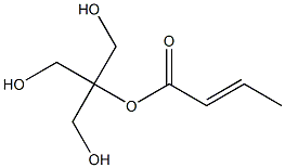 Crotonic acid 2-hydroxy-1,1-bis(hydroxymethyl)ethyl ester Structure