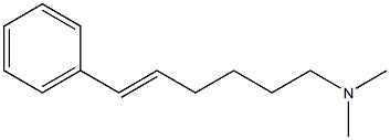 (E)-N,N-Dimethyl-6-phenyl-5-hexen-1-amine Structure