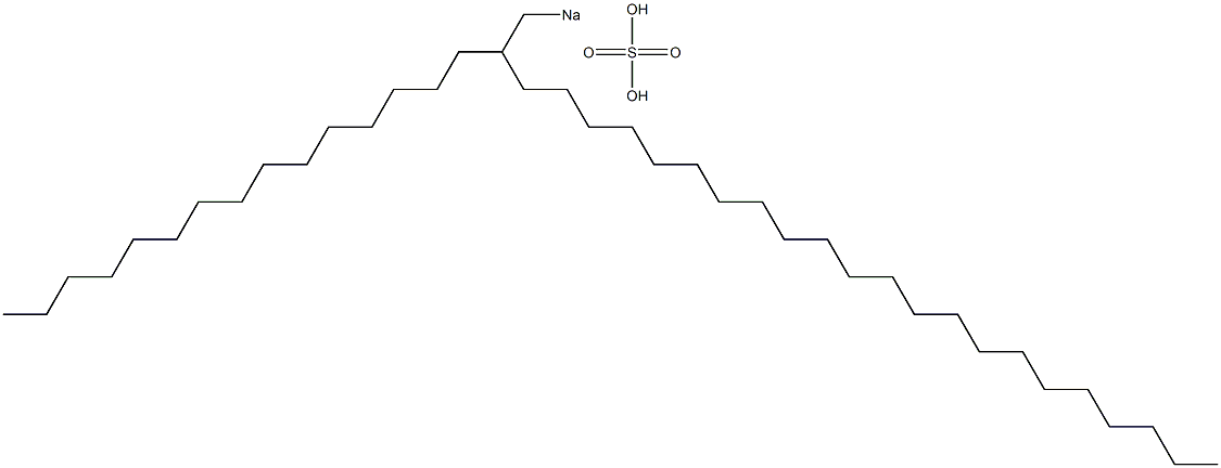 Sulfuric acid 2-pentadecyltetracosyl=sodium salt