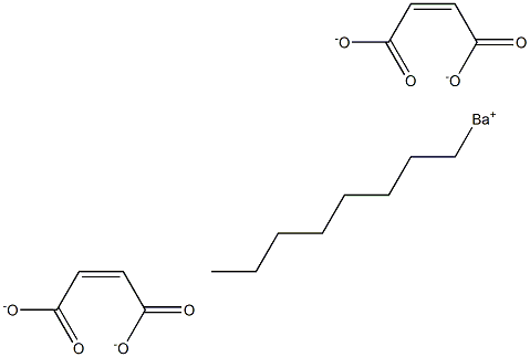 Bis(maleic acid 1-octyl)barium salt Struktur