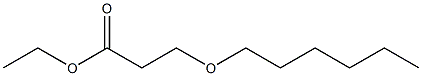 3-Hexyloxypropionic acid ethyl ester Structure