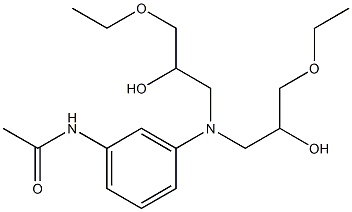 3'-[Bis(3-ethoxy-2-hydroxypropyl)amino]acetanilide