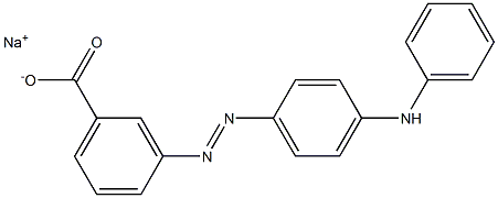 3-[[4-(Phenylamino)phenyl]azo]benzoic acid sodium salt Struktur