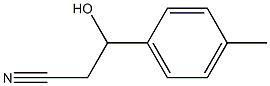 3-Hydroxy-3-(4-methylphenyl)propiononitrile|