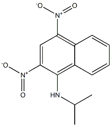 1-Isopropylamino-2,4-dinitronaphthalene Structure