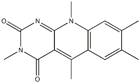 3,5,7,8,10-Pentamethylpyrimido[4,5-b]quinoline-2,4(3H,10H)-dione Structure