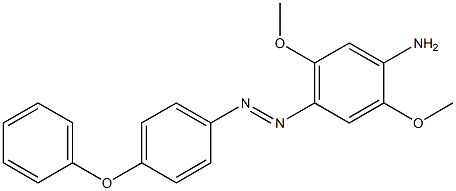 4-(4-Phenoxyphenylazo)-2,5-dimethoxyaniline 结构式