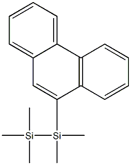 1-(フェナントレン-9-イル)-1,1,2,2,2-ペンタメチルジシラン 化学構造式