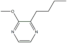 3-Butyl-2-methoxypyrazine,,结构式