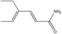 (2E,4E)-4-Ethyl-2,4-hexadienamide