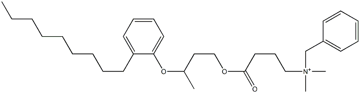 N,N-Dimethyl-N-benzyl-N-[3-[[3-(2-nonylphenyloxy)butyl]oxycarbonyl]propyl]aminium