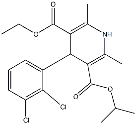 4-(2,3-Dichlorophenyl)-2,6-dimethyl-1,4-dihydro-3,5-pyridinedicarboxylic acid 5-ethyl 3-isopropyl ester|
