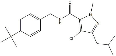 N-(4-tert-Butylbenzyl)-1-methyl-3-isobutyl-4-chloro-1H-pyrazole-5-carboxamide