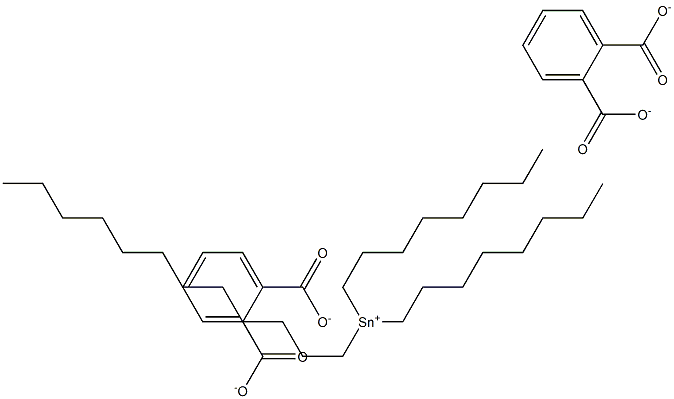 Bis(phthalic acid 1-dodecyl)dioctyltin(IV) salt,,结构式
