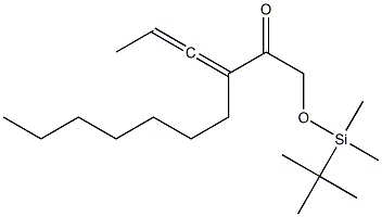 1-(tert-Butyldimethylsiloxy)-3-heptyl-3,4-hexadien-2-one