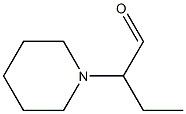 2-Piperidinobutanal 结构式