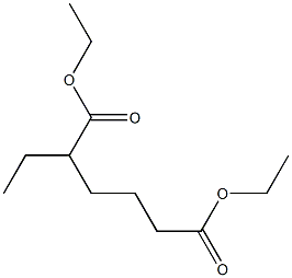 Hexane-1,4-dicarboxylic acid diethyl ester Structure