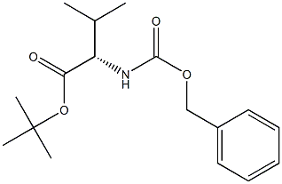 N-(Benzyloxycarbonyl)-L-valine tert-butyl ester Struktur
