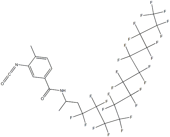 3-Isocyanato-4-methyl-N-[2-(heptacosafluorotridecyl)-1-methylethyl]benzamide