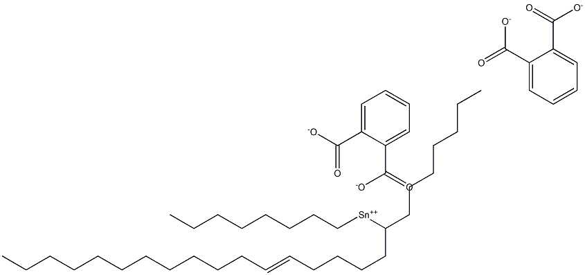 Bis[phthalic acid 1-(5-heptadecenyl)]dioctyltin(IV) salt,,结构式