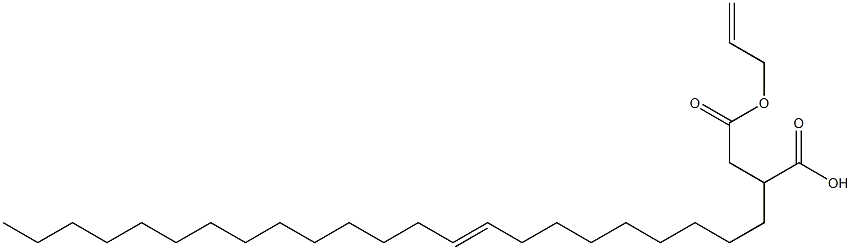2-(9-Tricosenyl)succinic acid 1-hydrogen 4-allyl ester Structure