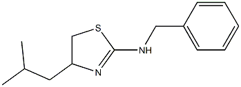 2-(Benzylamino)-4-isobutyl-2-thiazoline Structure