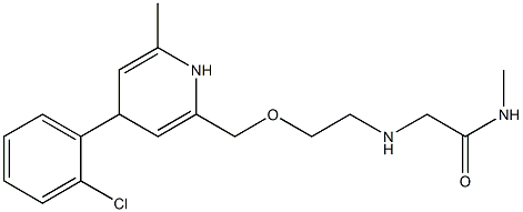 2-[[2-((Methylcarbamoylmethyl)amino)ethoxy]methyl]-4-(2-chlorophenyl)-6-methyl-1,4-dihydropyridine