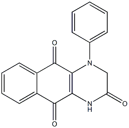 3,4-Dihydro-4-[phenyl]benzo[g]quinoxaline-2,5,10(1H)-trione