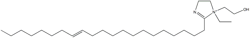 1-Ethyl-2-(13-henicosenyl)-1-(2-hydroxyethyl)-2-imidazoline-1-ium Structure