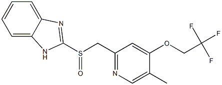  2-[[[4-(2,2,2-Trifluoroethoxy)-5-methylpyridin-2-yl]methyl]sulfinyl]-1H-benzimidazole