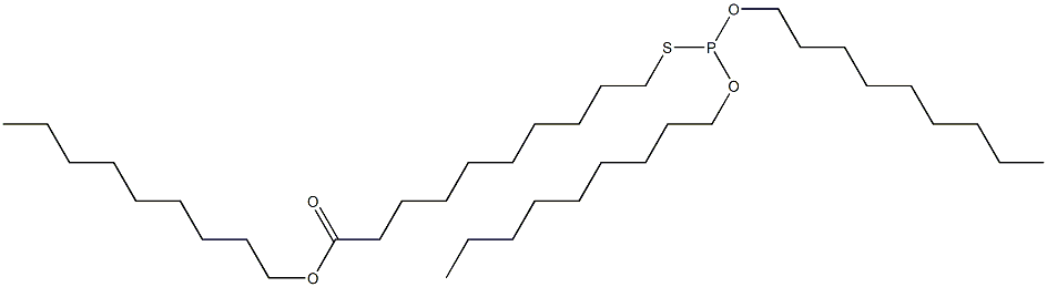 Thiophosphorous acid O,O-dinonyl S-(10-nonyloxy-10-oxodecyl) ester