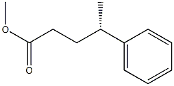 [S,(+)]-4-Phenylvaleric acid methyl ester,,结构式