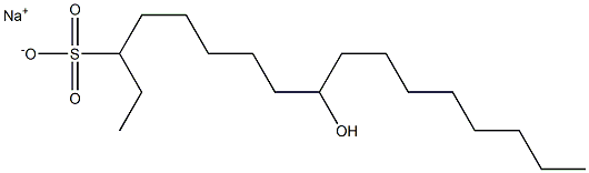 9-Hydroxyheptadecane-3-sulfonic acid sodium salt