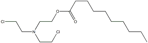 Decanoic acid 2-[bis(2-chloroethyl)amino]ethyl ester|