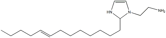 1-(2-Aminoethyl)-2-(8-tridecenyl)-4-imidazoline,,结构式