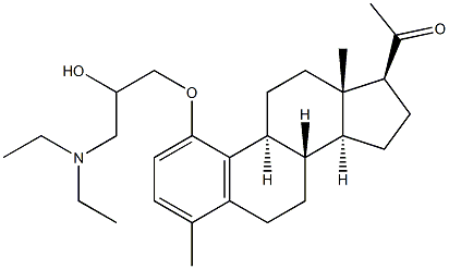 1-[3-(Diethylamino)-2-hydroxypropoxy]-4-methyl-19-norpregna-1,3,5(10)-trien-20-one