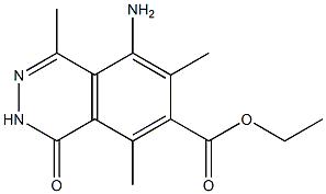 1,2-Dihydro-1-oxo-5-amino-4,6,8-trimethylphthalazine-7-carboxylic acid ethyl ester