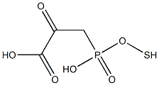 3-(Thiophosphono)pyruvic acid,,结构式