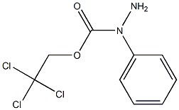 N2-Phenylcarbazic acid (2,2,2-trichloroethyl) ester Structure