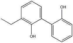 3-Ethyl-1,1'-biphenyl-2,2'-diol Struktur