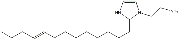 1-(2-アミノエチル)-2-(9-トリデセニル)-4-イミダゾリン 化学構造式